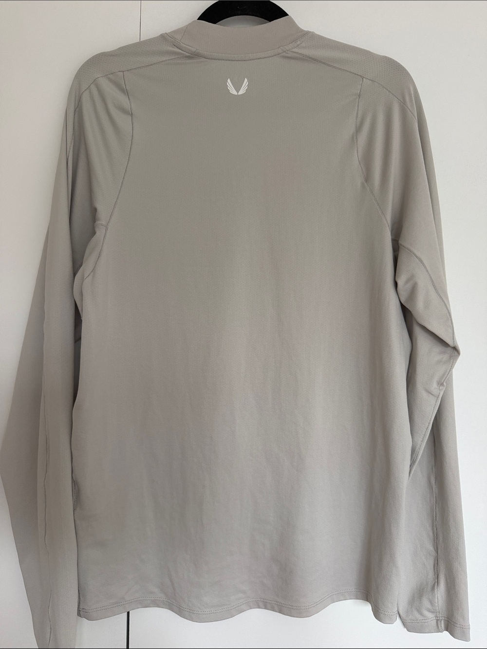 ASRV Men's Long Sleeve Crewneck Shirt in Light Beige
